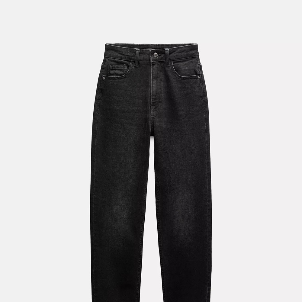 Zara Women’s Straight Black Jeans Sz 8